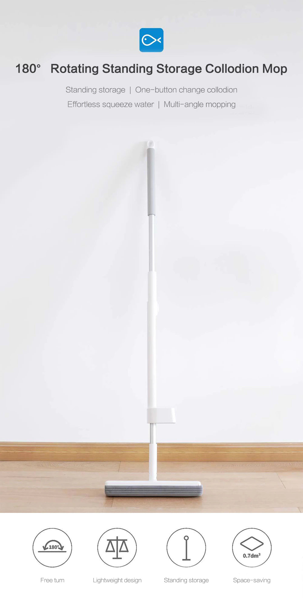 Scopa MOP +1 ricambi in omaggio