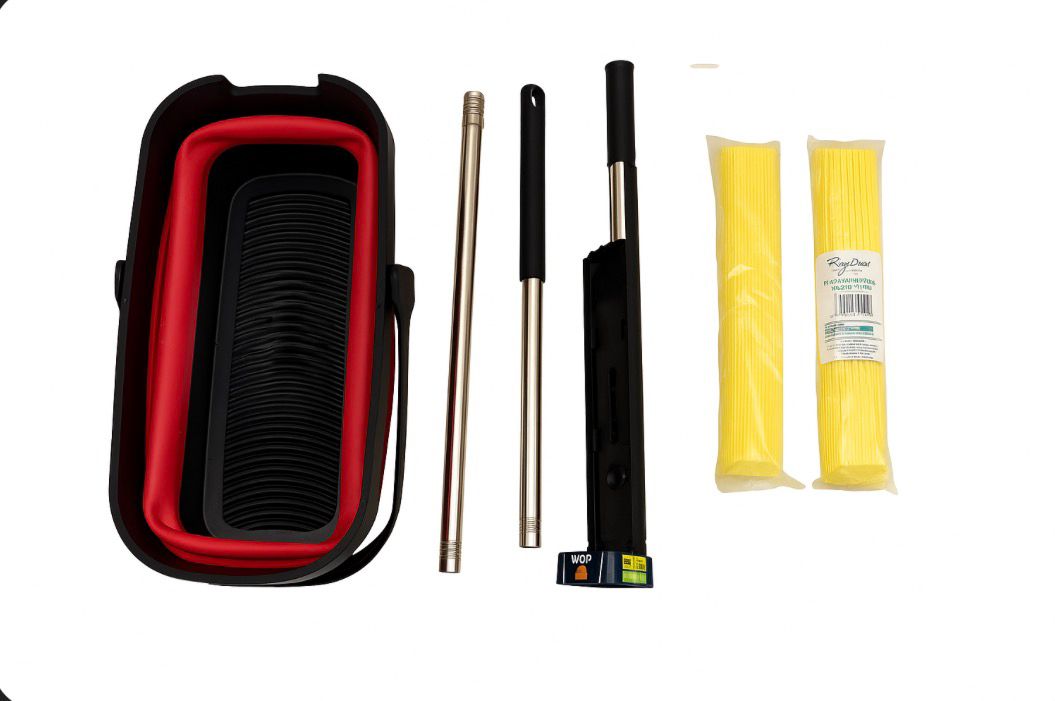 Scopa lava pavimenti+ secchio richiudibile IN OMAGGIO