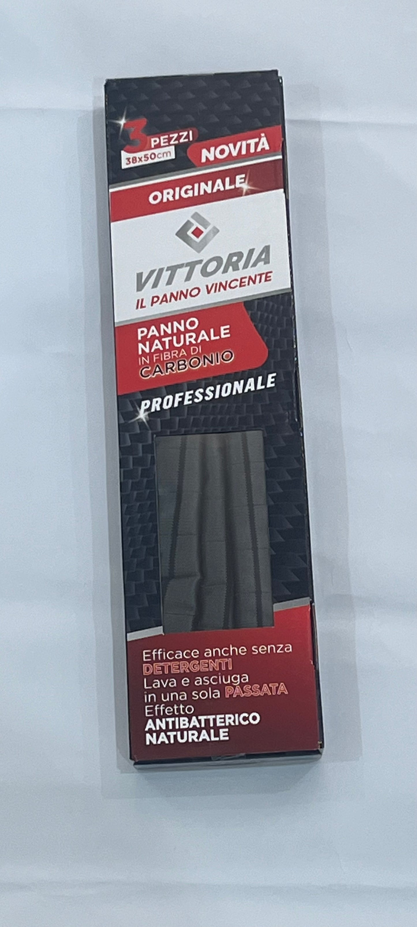 Panno in carbonio+pannetto per occhiali