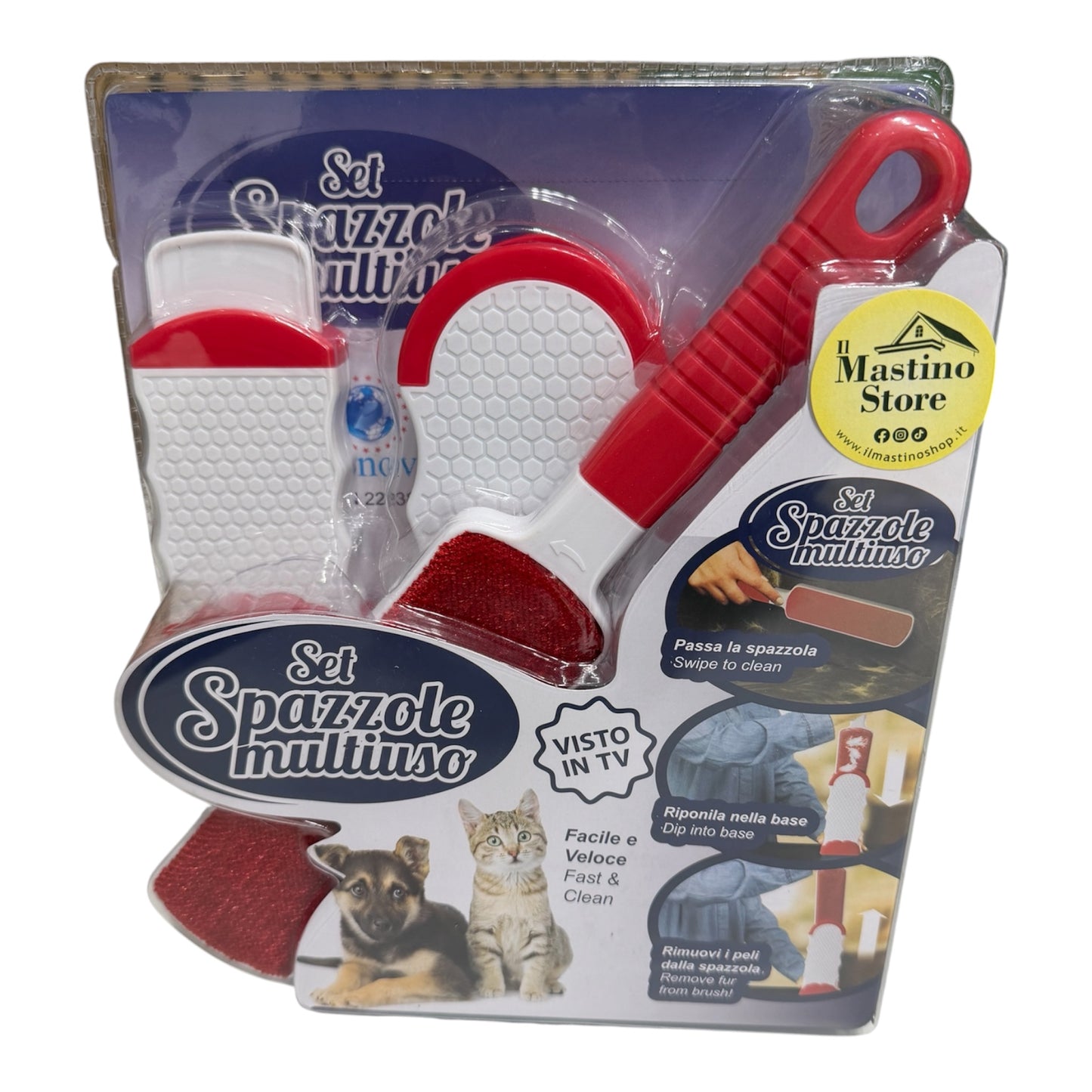 Set spazzola multiuso