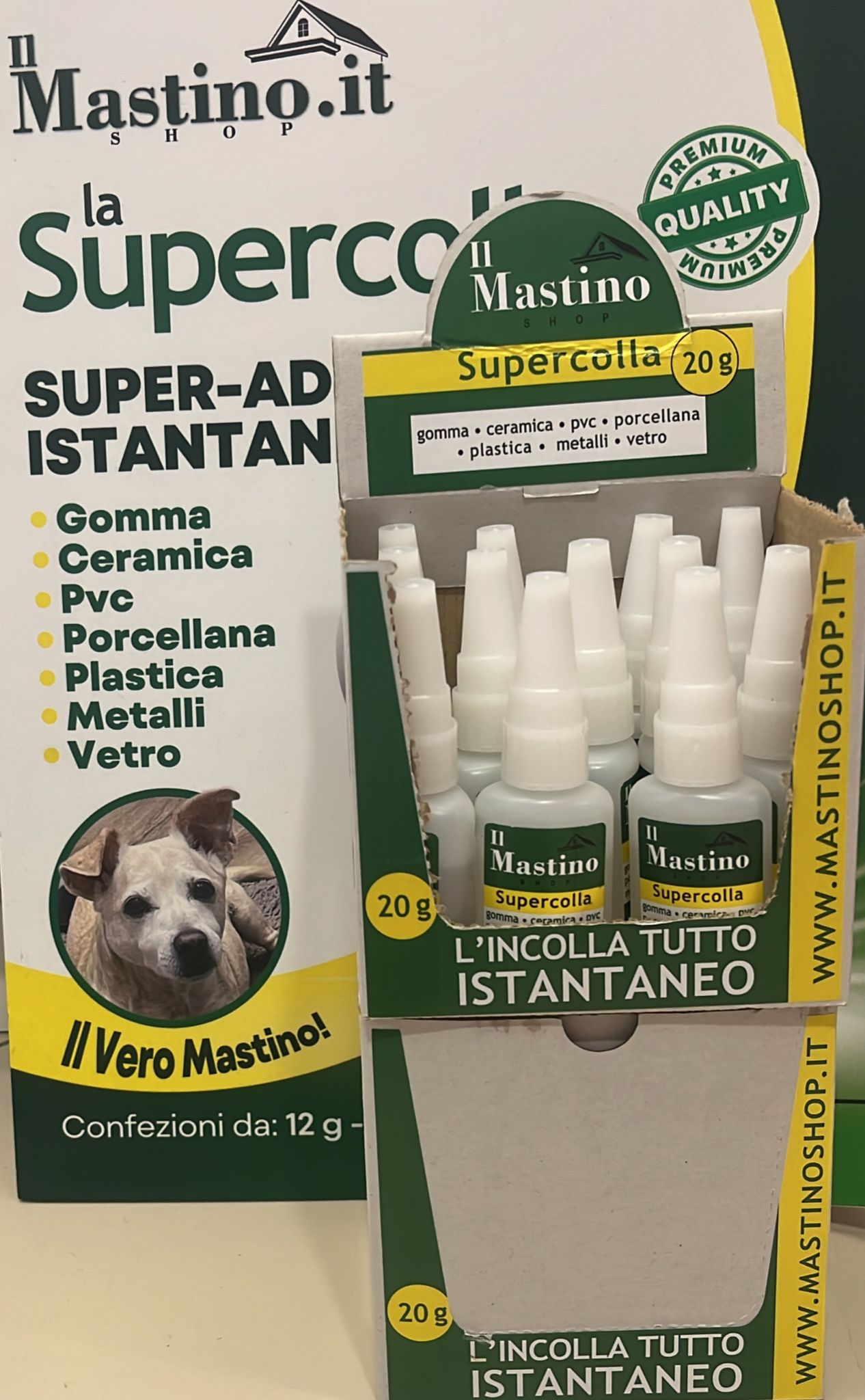 La super Colla mastino x2 tubetti da 20gr