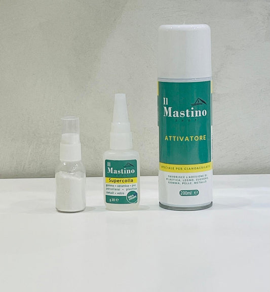 Sabbia minerale+spray attivatore+colla da 20 gr