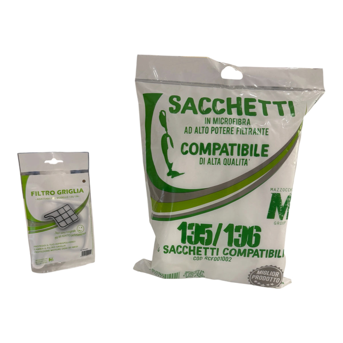 folletto vk 135+sacchetti+ filtro griglia+ filtro hepa in omaggio