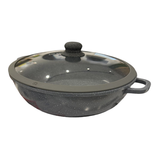 tegame con coperchio in vetro